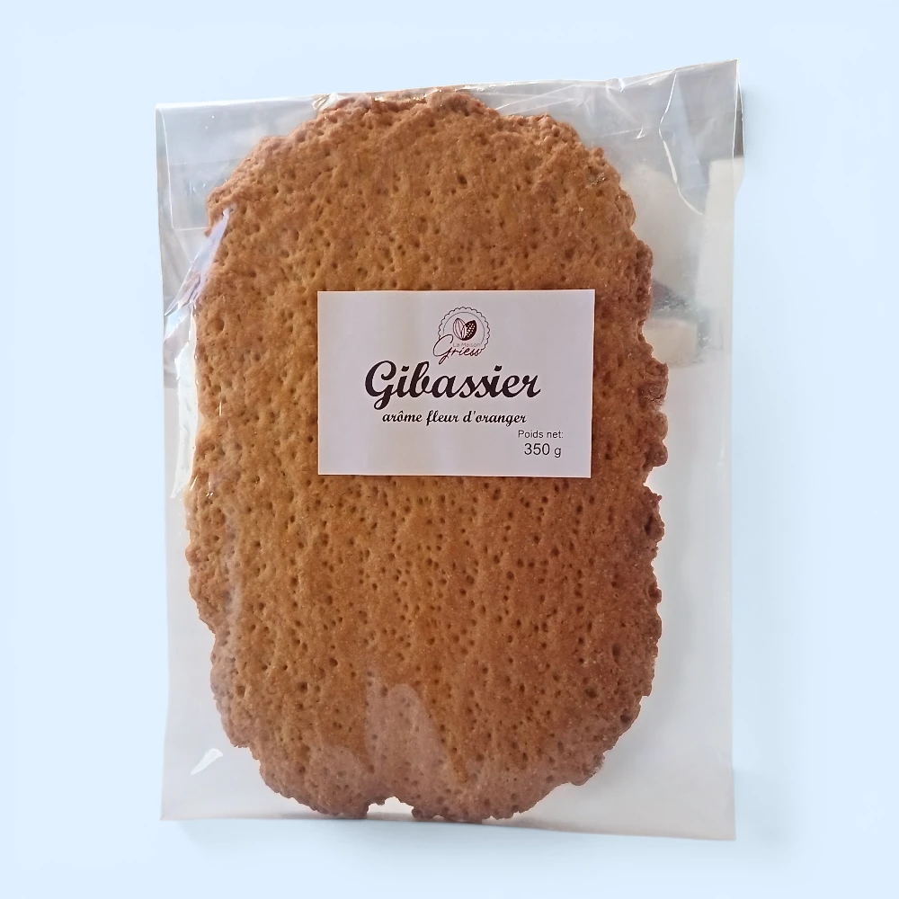 Gibassier artisanal à la fleur d’oranger croqant fabriqué en Provence par la Maison Griess