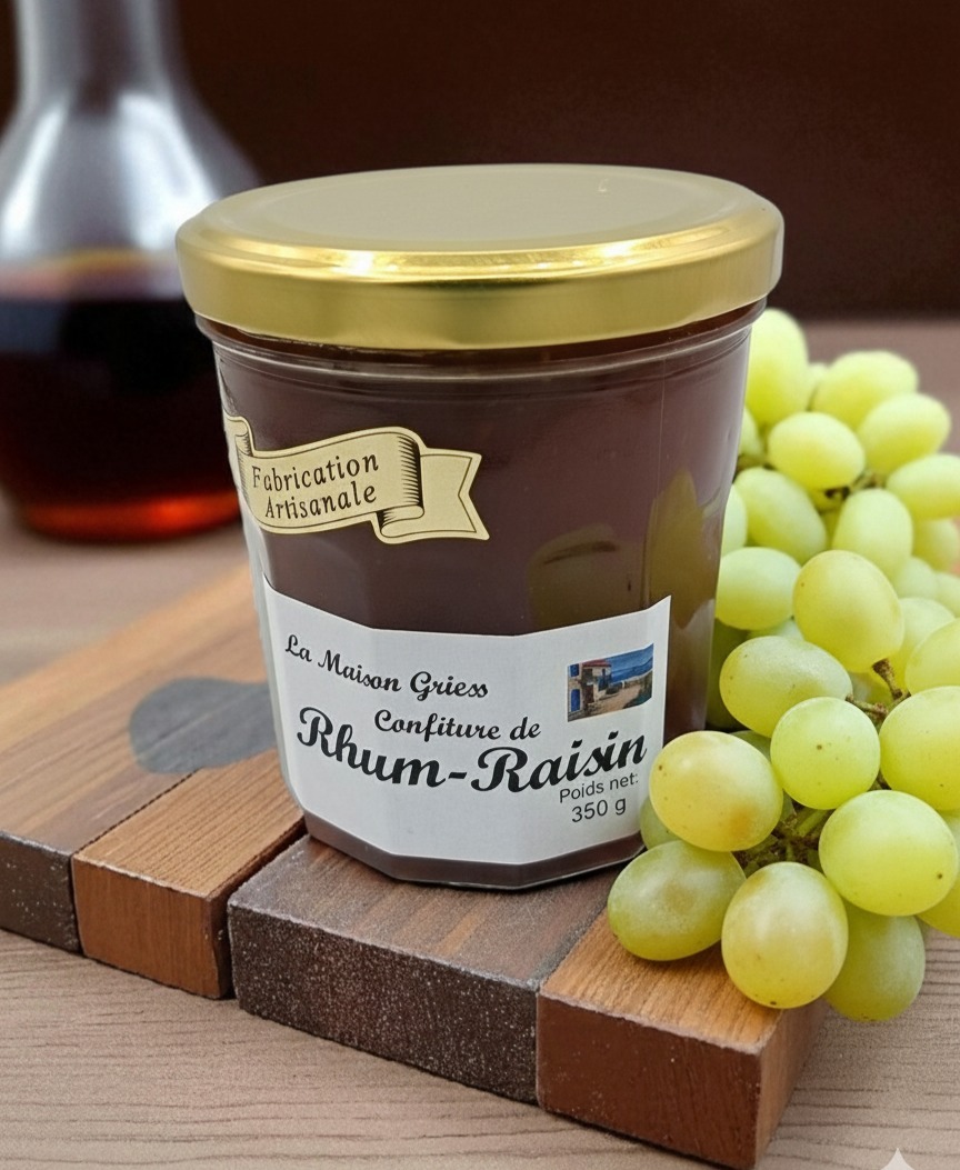 confiture original de rhum raisin blanc