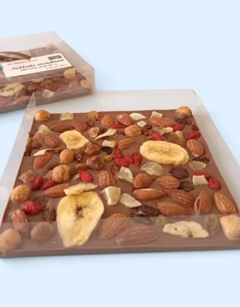 Tablette mendiant XL au chocolat lait 35%