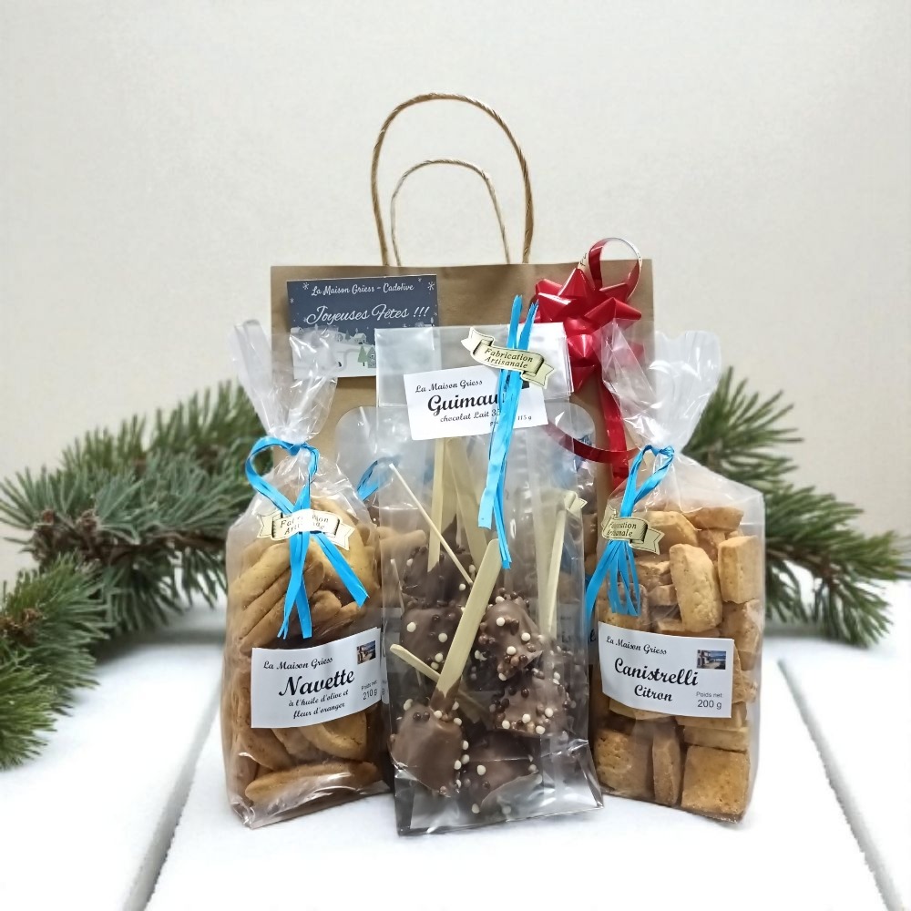 coffret de biscuit et chocolat de la maison griess
