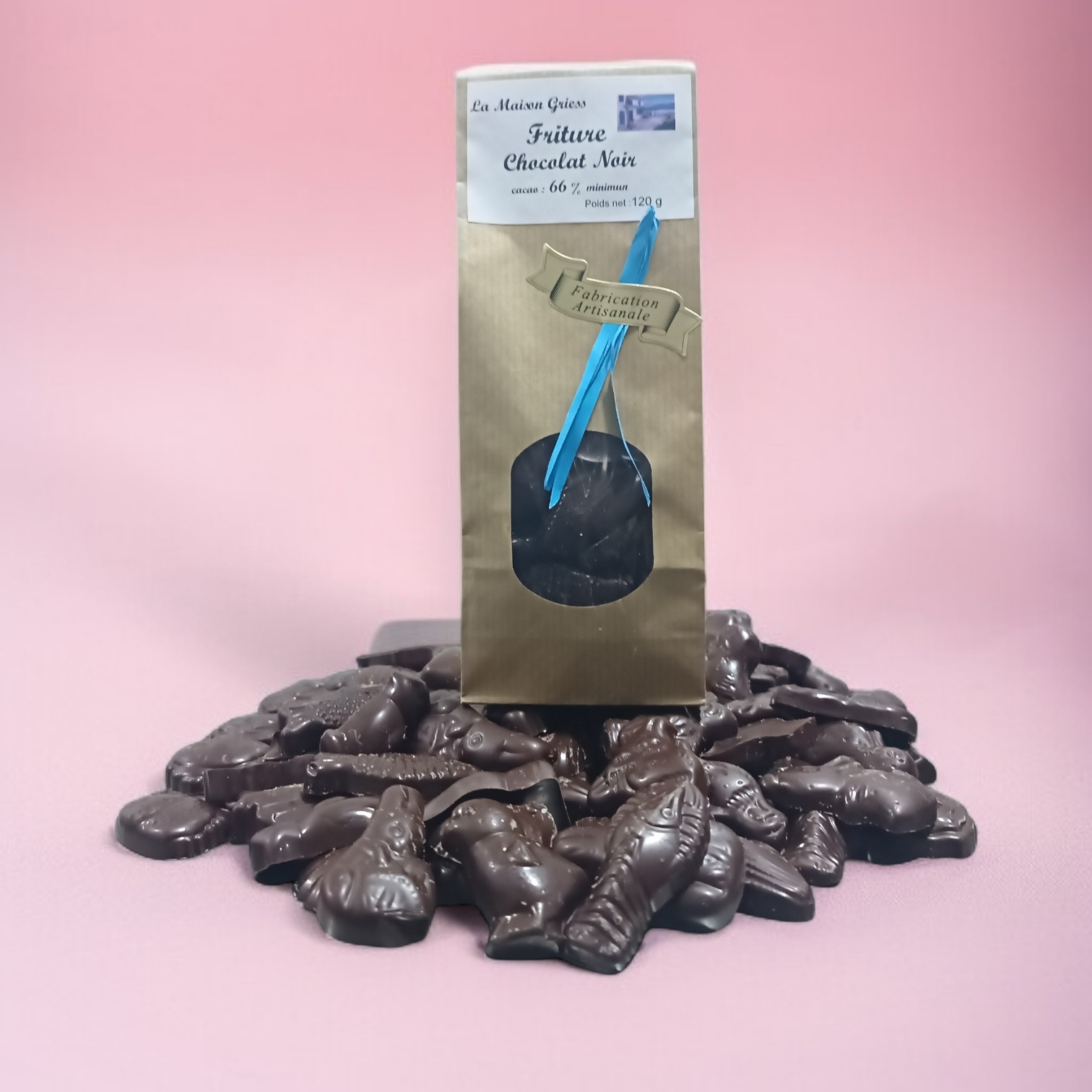 Friture de Pâques Chocolat Noir 66 %