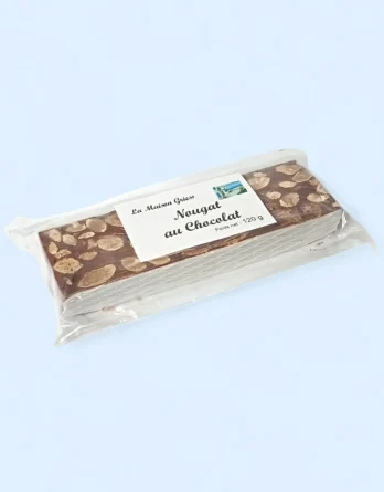 barre de nougat blanc au choclat de la maison griess à cadolive