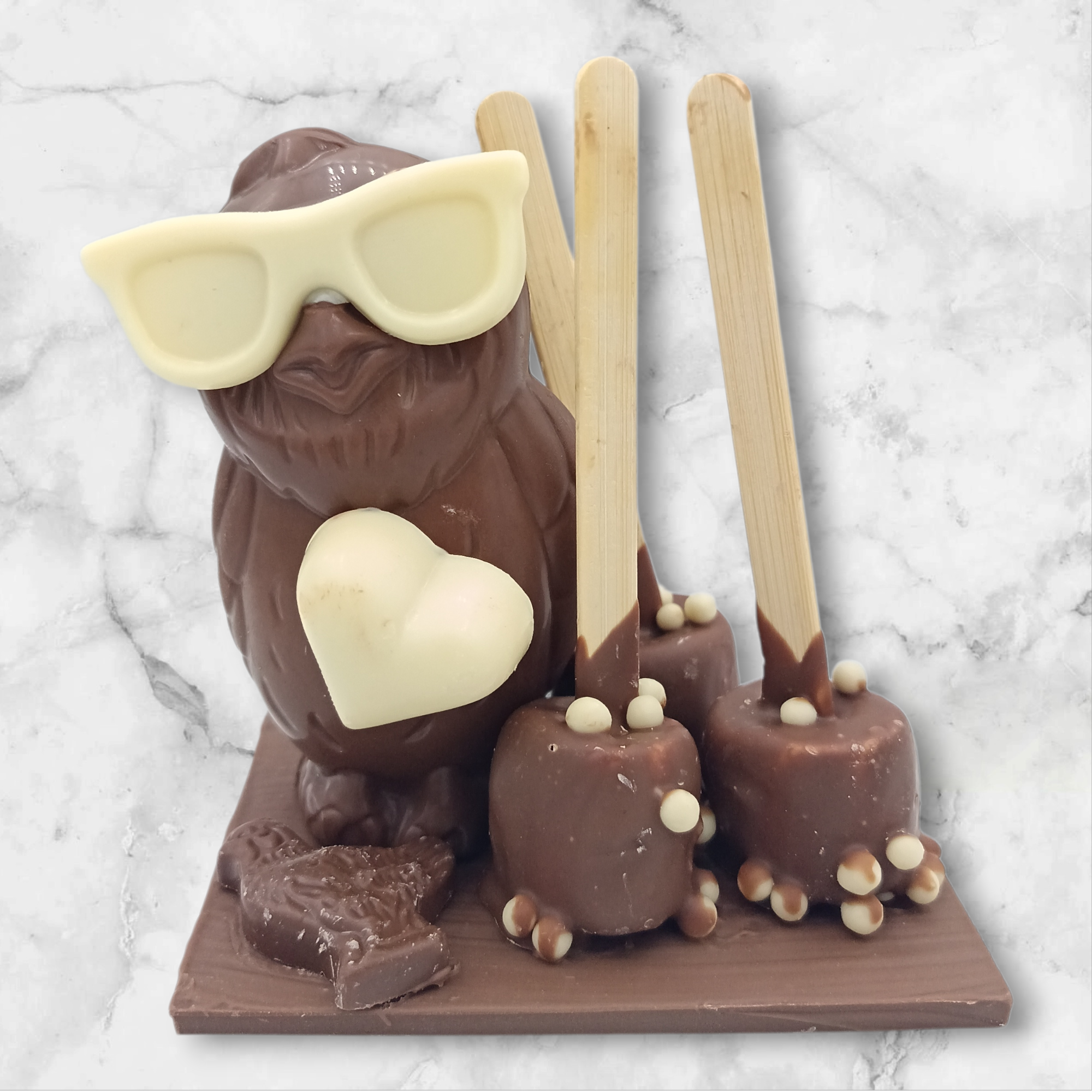 Montage Chouette lait 150 g