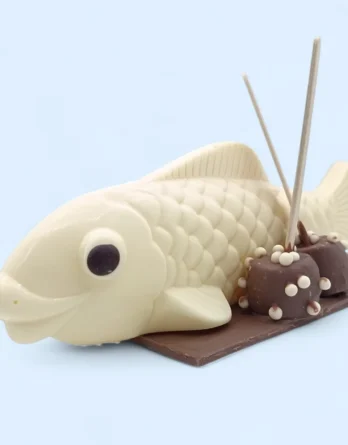 Grand Poisson Chocolat Blanc 30 % 200 g