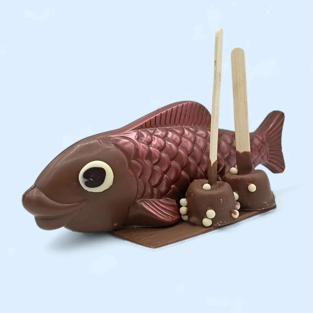 Grand poisson chocolat au lait 200 g