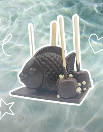 Montage poisson chocolat noir 150 g